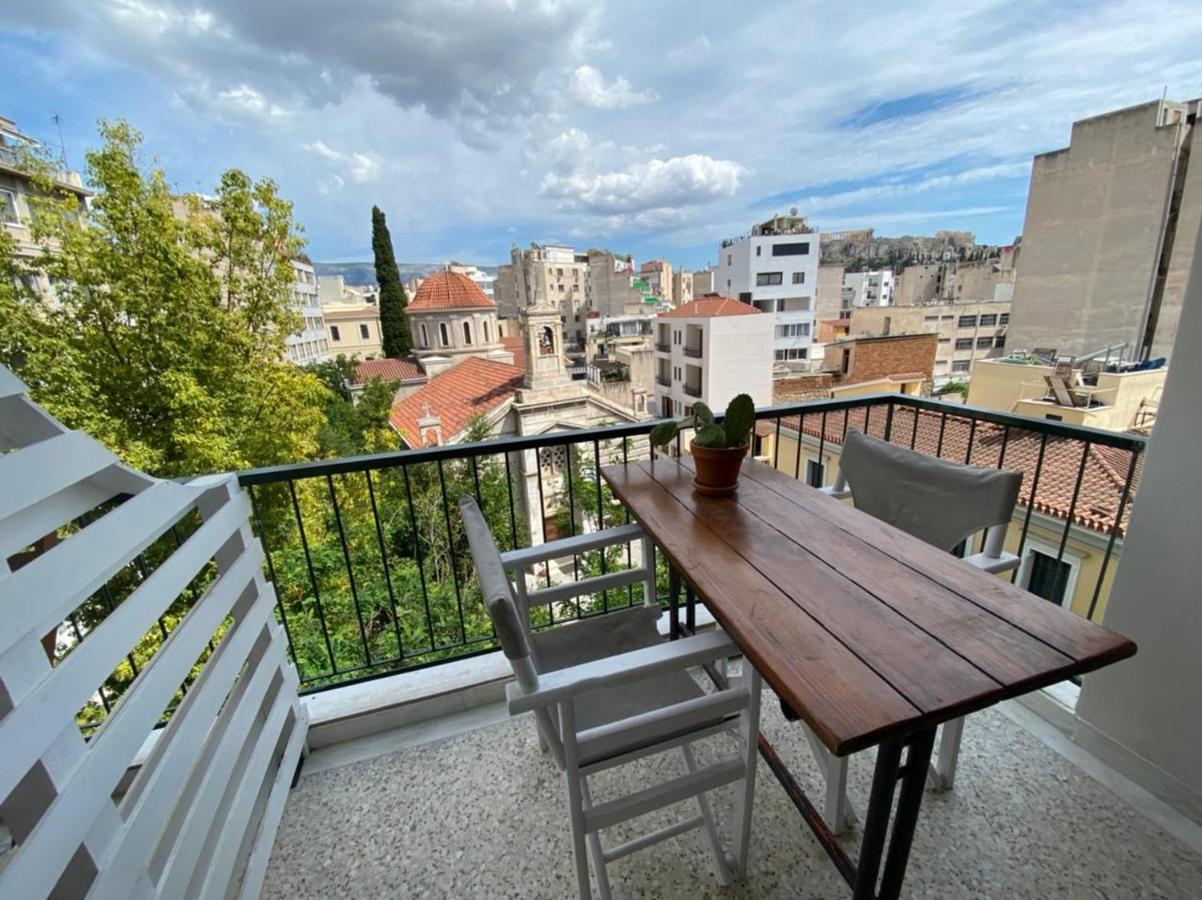 Апартаменты Mosaics Aprtm In Monastiraki With Acropolis View Афины Экстерьер фото